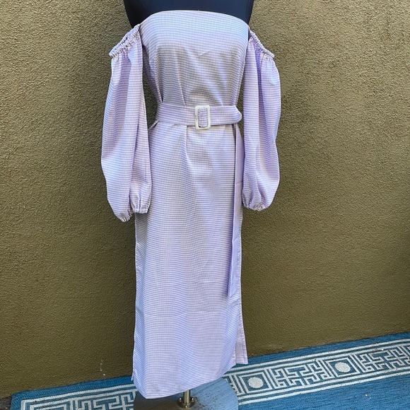 Saïnt Mojavï Jaipur Gingham Midi Dress - Picture 2 of 9